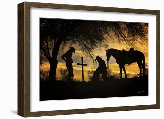 End of the Trail-Barry Hart-Framed Art Print