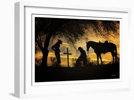 End of the Trail-Barry Hart-Framed Art Print