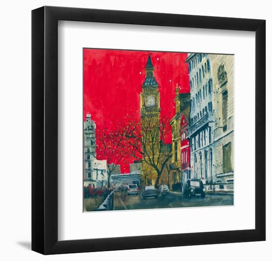 End of the Week, Westminster, London-Susan Brown-Framed Art Print