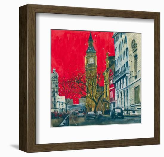 End of the Week, Westminster, London-Susan Brown-Framed Art Print