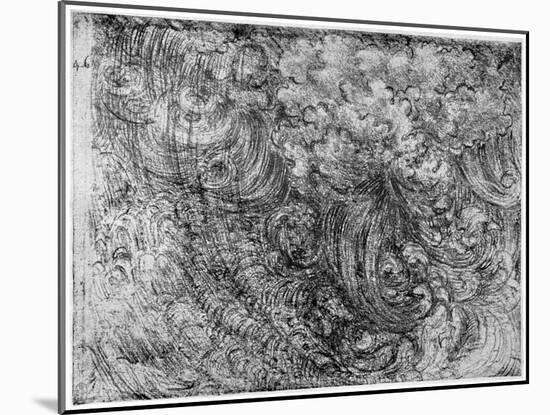 End of the World, C1514-1515-Leonardo da Vinci-Mounted Giclee Print