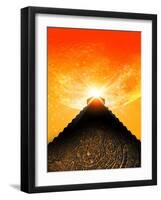 End of the World In 2012 Conceptual Image-Victor Habbick-Framed Photographic Print