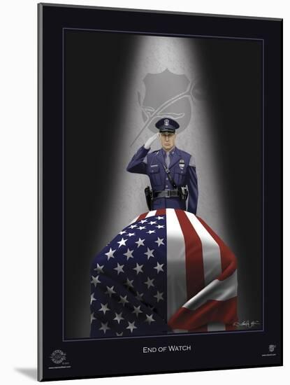 End of Watch-Marc Wolfe-Mounted Giclee Print