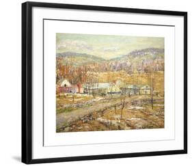 End of Winter-Ernest Lawson-Framed Premium Giclee Print