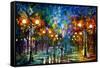 End Of Winter-Leonid Afremov-Framed Stretched Canvas