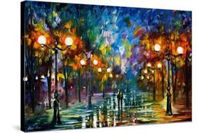 End Of Winter-Leonid Afremov-Stretched Canvas