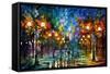 End Of Winter-Leonid Afremov-Framed Stretched Canvas