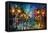 End Of Winter-Leonid Afremov-Framed Stretched Canvas