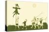 End Paper Design, Blackie's Children's Annual for 1922-null-Stretched Canvas