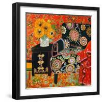 End Table With Couch-Linda Arthurs-Framed Giclee Print