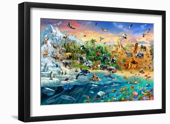 Endangered Species Variant 2-Adrian Chesterman-Framed Art Print