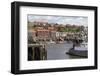 Endeavour Wharf with Lobster Pots and Boats in Upper Harbour-Eleanor Scriven-Framed Photographic Print