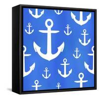 Endless Anchors-Cora Niele-Framed Stretched Canvas