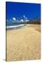 Endless Caribbean Beach-George Oze-Stretched Canvas