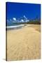 Endless Caribbean Beach-George Oze-Stretched Canvas