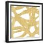 Endless Circles Front Gold III-Wild Apple Portfolio-Framed Art Print