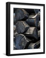 Endless Interest Log Cabin Detail-Steven Maxx-Framed Photographic Print