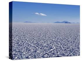 Endless Salt Crust of Salar De Uyuni, Largest Salt Flat in World at over 12, 000 Square Kilometres-John Warburton-lee-Stretched Canvas