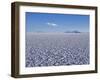 Endless Salt Crust of Salar De Uyuni, Largest Salt Flat in World at over 12, 000 Square Kilometres-John Warburton-lee-Framed Photographic Print