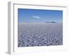 Endless Salt Crust of Salar De Uyuni, Largest Salt Flat in World at over 12, 000 Square Kilometres-John Warburton-lee-Framed Photographic Print