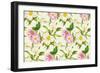 Endless White and Pink Flowers-Cora Niele-Framed Giclee Print