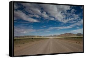 Endlss Gravel Road in the Naukluft Mountains-Circumnavigation-Framed Stretched Canvas