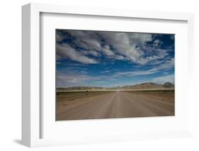Endlss Gravel Road in the Naukluft Mountains-Circumnavigation-Framed Photographic Print