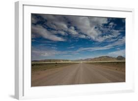 Endlss Gravel Road in the Naukluft Mountains-Circumnavigation-Framed Photographic Print
