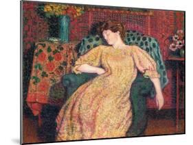 Endormie, or La Sieste, C.1906-Georges Lemmen-Mounted Giclee Print