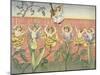 Endpapers for Flower Legends for Children-John Shenton Eland-Mounted Giclee Print