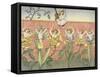 Endpapers for Flower Legends for Children-John Shenton Eland-Framed Stretched Canvas