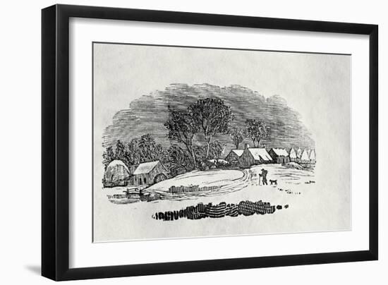 Endpiece, Late 18th or Early 19th Century-Thomas Bewick-Framed Giclee Print