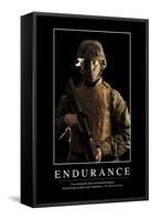 Endurance: Citation Et Affiche D'Inspiration Et Motivation-null-Framed Stretched Canvas