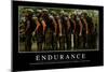 Endurance: Citation Et Affiche D'Inspiration Et Motivation-null-Mounted Photographic Print