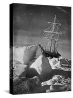 Endurance Trapped in Ice-Frank Hurley-Stretched Canvas