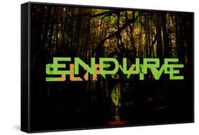 Endure And Survive-null-Framed Stretched Canvas