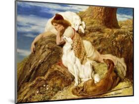 Endymion 'Ah! Well-A-Day, Why Should Our Young Endymion Pine Away'-Keats-Briton Rivière-Mounted Giclee Print