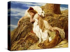 Endymion 'Ah! Well-A-Day, Why Should Our Young Endymion Pine Away'-Keats-Briton Rivière-Stretched Canvas