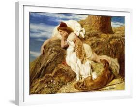 Endymion 'Ah! Well-A-Day, Why Should Our Young Endymion Pine Away'-Keats-Briton Rivière-Framed Giclee Print