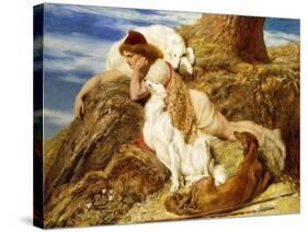 Endymion 'Ah! Well-A-Day, Why Should Our Young Endymion Pine Away'-Keats-Briton Rivière-Stretched Canvas