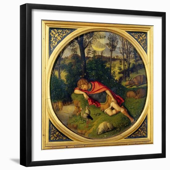 Endymion Sleeping-Giovanni Battista Cima Da Conegliano-Framed Giclee Print