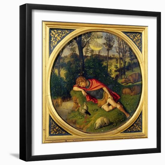 Endymion Sleeping-Giovanni Battista Cima Da Conegliano-Framed Giclee Print