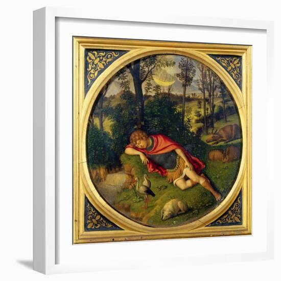 Endymion Sleeping-Giovanni Battista Cima Da Conegliano-Framed Giclee Print