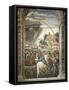 Enea Silvio Piccolomini Departing for Basel in Capacity of Secretary of Bishop of Ferrara-null-Framed Stretched Canvas