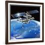 ENEIDE Mission To the ISS, Artwork-David Ducros-Framed Photographic Print