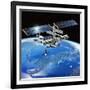 ENEIDE Mission To the ISS, Artwork-David Ducros-Framed Photographic Print