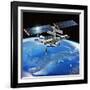 ENEIDE Mission To the ISS, Artwork-David Ducros-Framed Photographic Print