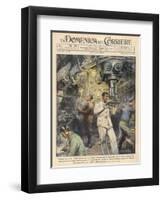 Enemy in Sight-Achille Beltrame-Framed Art Print