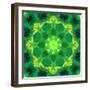 Energetic Mandala Ornament from Flowers-Alaya Gadeh-Framed Photographic Print