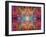 Energetic Multicolor Ornament from Flower Photographs, Emotional Layer Work-Alaya Gadeh-Framed Photographic Print